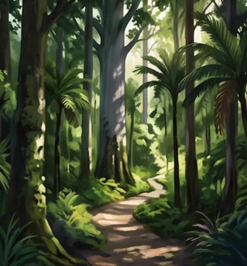 Sunlight Through the Canopy