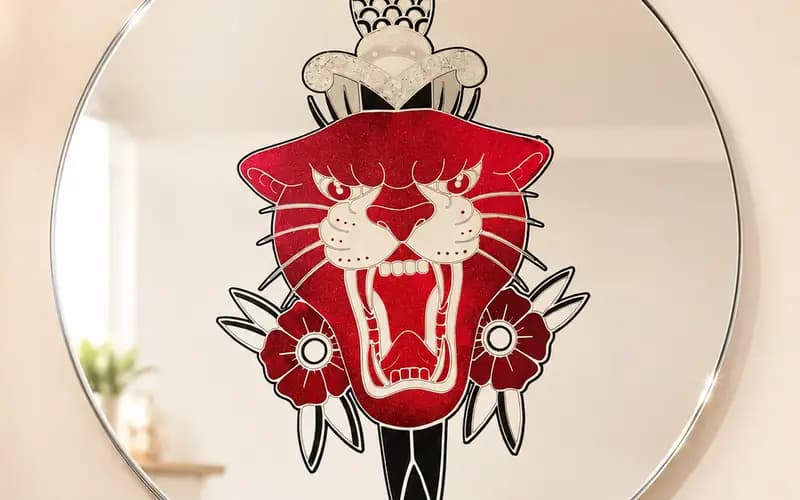 Pink Panther Mirror - Large