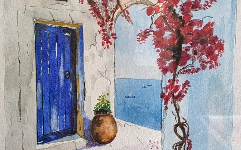 Arched sea view