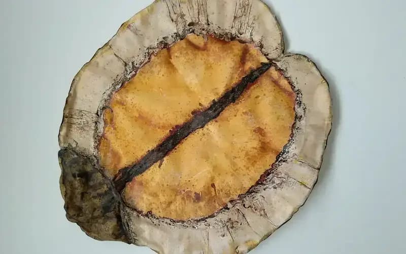 Jacaranda Seed Pod - Canvas/Wire Sculpture