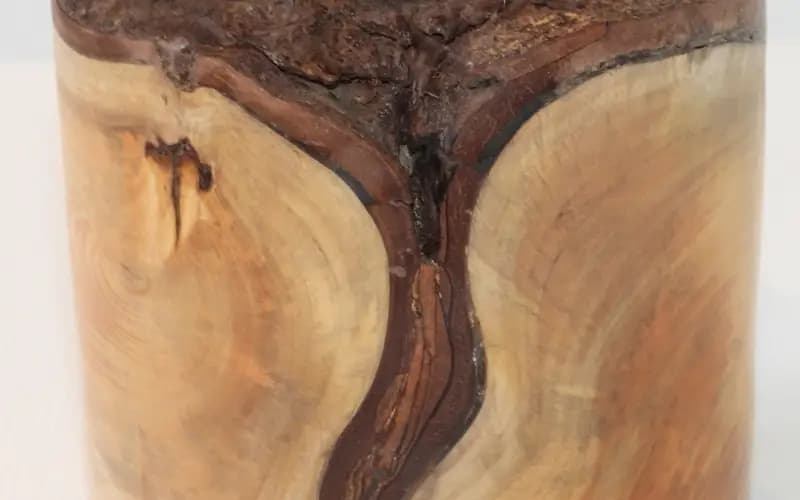 Wooden specimen vase